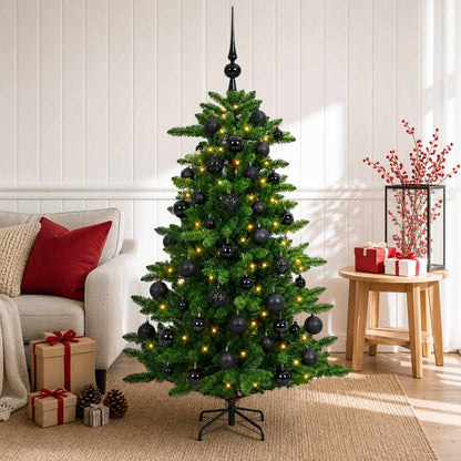 Artificial Christmas Tree with Bauble 150 cm 150 LEDs