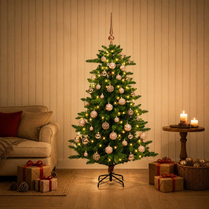 Artificial Christmas Tree with Bauble 120 cm 150 LEDs