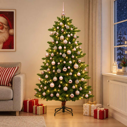 Artificial Christmas Tree with Bauble 180 cm 300 LEDs