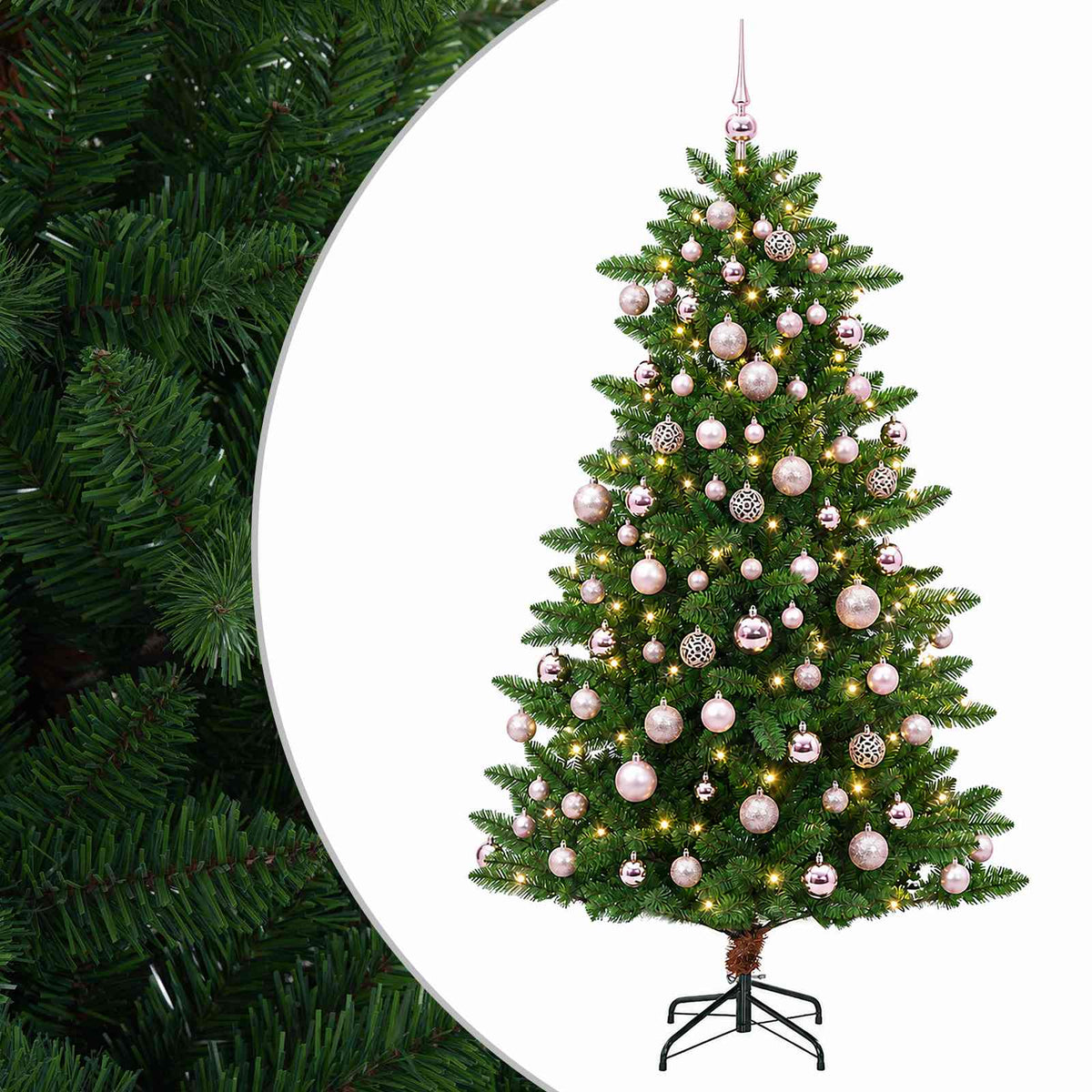 Artificial Christmas Tree with Bauble 180 cm 300 LEDs