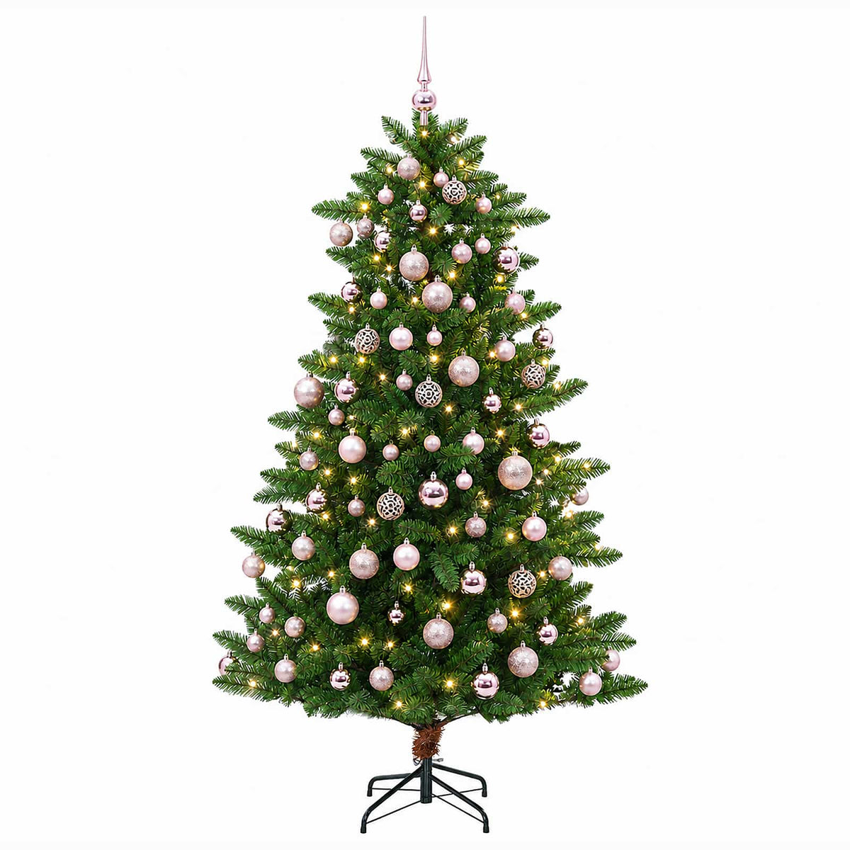 Artificial Christmas Tree with Bauble 180 cm 300 LEDs