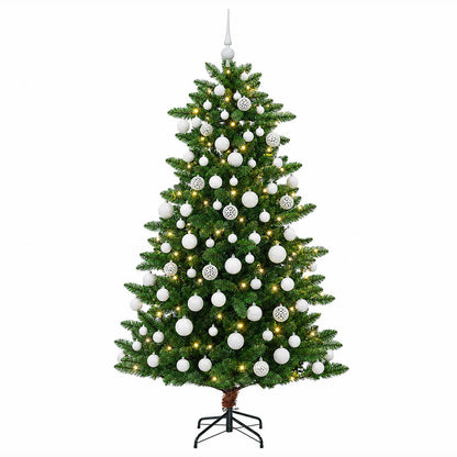 Artificial Christmas Tree with Bauble 180 cm 300 LEDs
