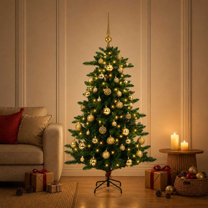 Artificial Christmas Tree with Bauble 150 cm 150 LEDs