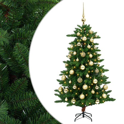 Artificial Christmas Tree with Bauble 150 cm 150 LEDs