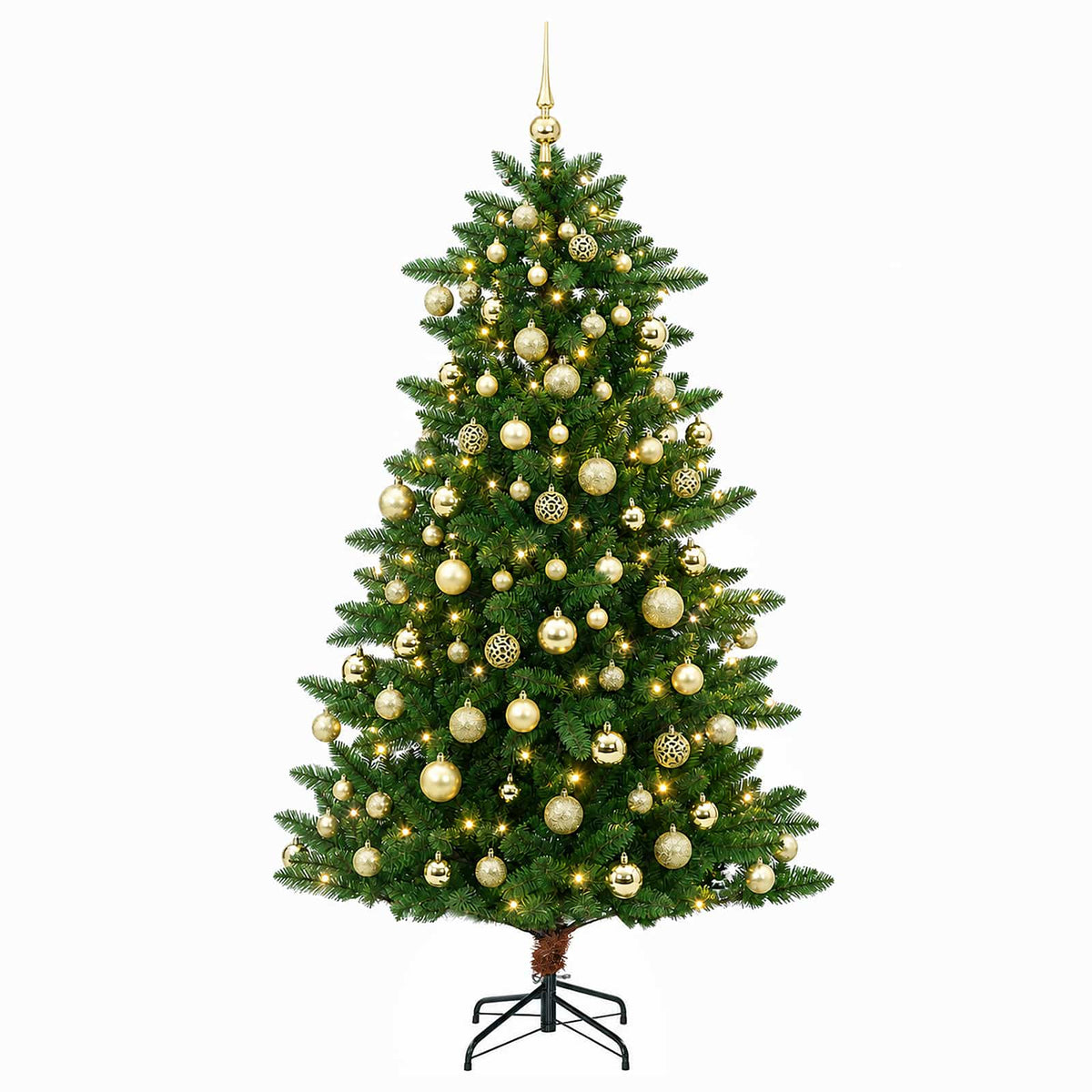 Artificial Christmas Tree with Bauble 240 cm 300 LEDs