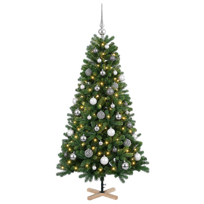 Artificial Christmas Tree with Bauble 150 cm 150 LEDs