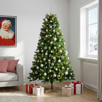 Artificial Christmas Tree with Bauble 240 cm 300 LEDs