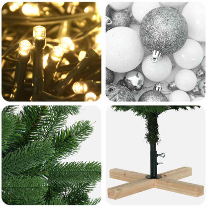 Artificial Christmas Tree with Bauble 180 cm 300 LEDs