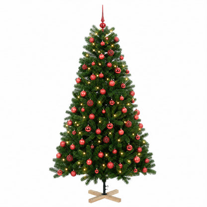 Artificial Christmas Tree with Bauble 180 cm 300 LEDs