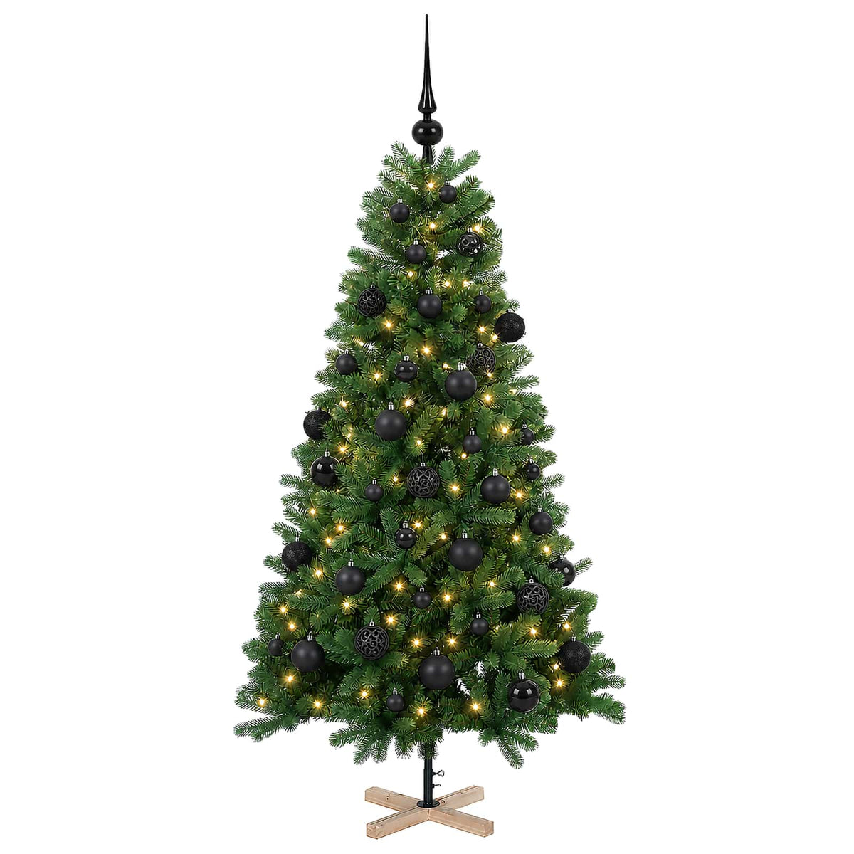 Artificial Christmas Tree with Bauble 120 cm 150 LEDs