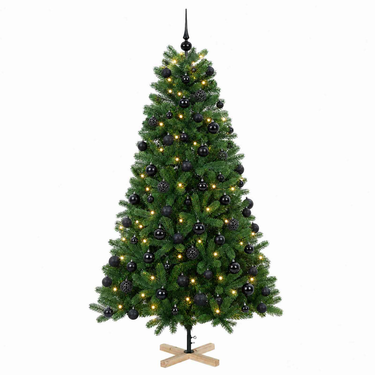 Artificial Christmas Tree with Bauble 210 cm 300 LEDs