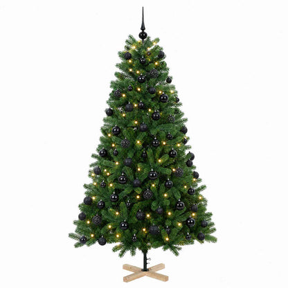 Artificial Christmas Tree with Bauble 210 cm 300 LEDs
