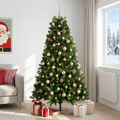 Artificial Christmas Tree with Bauble 210 cm 300 LEDs