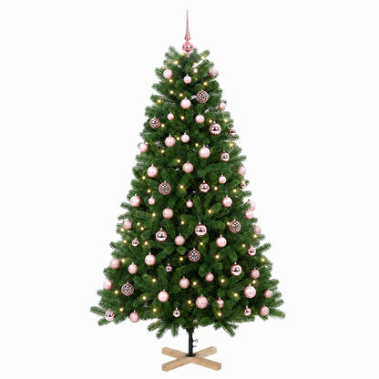 Artificial Christmas Tree with Bauble 210 cm 300 LEDs