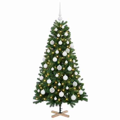 Artificial Christmas Tree with Bauble 150 cm 150 LEDs