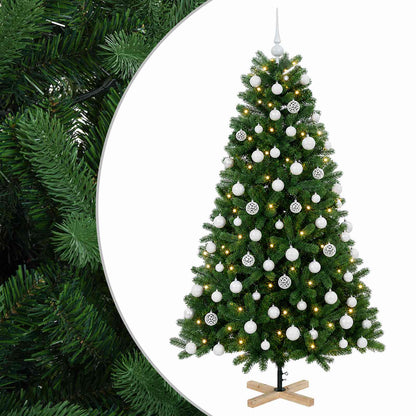 Artificial Christmas Tree with Bauble 210 cm 300 LEDs