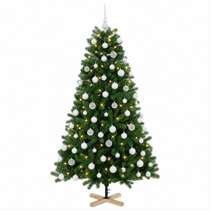 Artificial Christmas Tree with Bauble 210 cm 300 LEDs