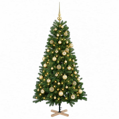 Artificial Christmas Tree with Bauble 150 cm 150 LEDs