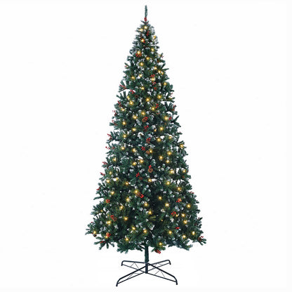 Artificial Hinged Christmas Tree 500 cm 900 LEDs Warm White