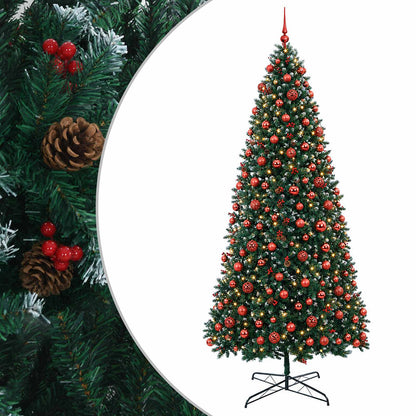 Artificial Hinged Christmas Tree with Bauble 400 cm 600 LEDs