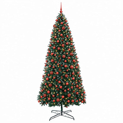Artificial Hinged Christmas Tree with Bauble 400 cm 600 LEDs