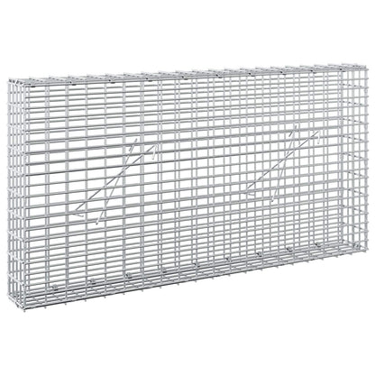 Gabion with 3.5 mm Wire and 5x2.5 cm Mesh 100x10x50 cm