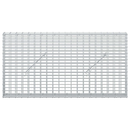 Gabion with 3.5 mm Wire and 5x2.5 cm Mesh 100x10x50 cm