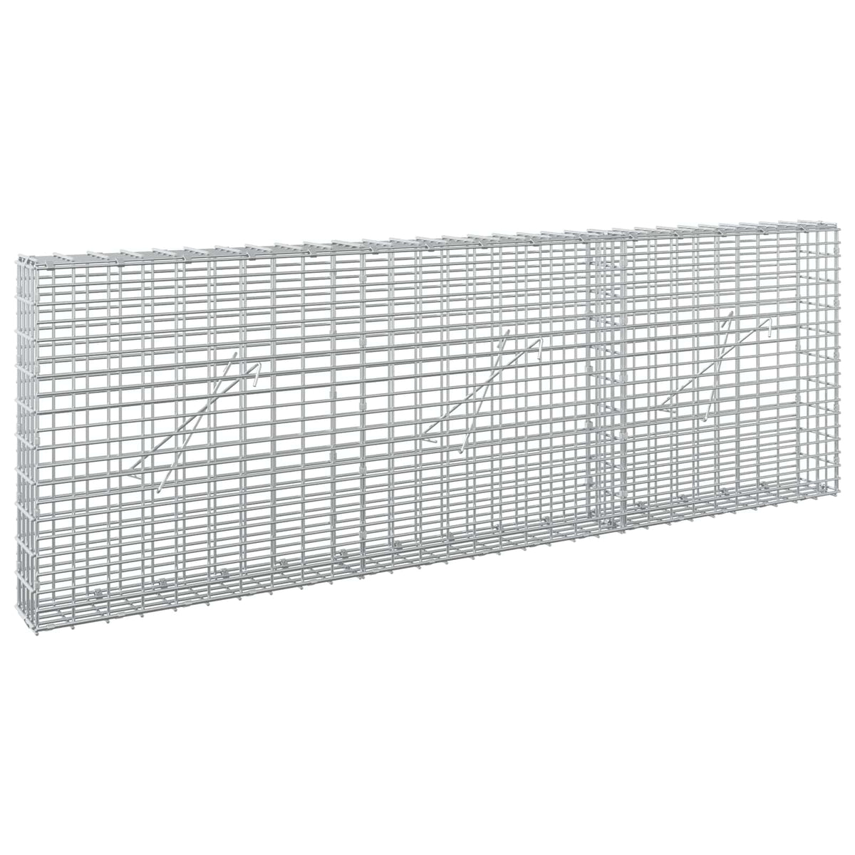 Gabion with 3.5 mm Wire and 5x2.5 cm Mesh 150x10x50 cm