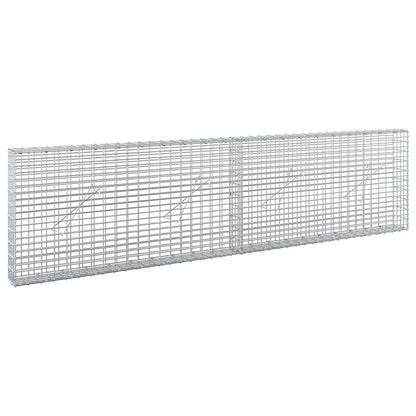 Gabion with 3.5 mm Wire and 5x2.5 cm Mesh 200x10x50 cm