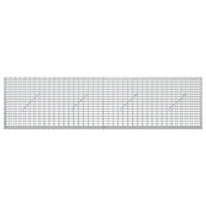 Gabion with 3.5 mm Wire and 5x2.5 cm Mesh 200x10x50 cm