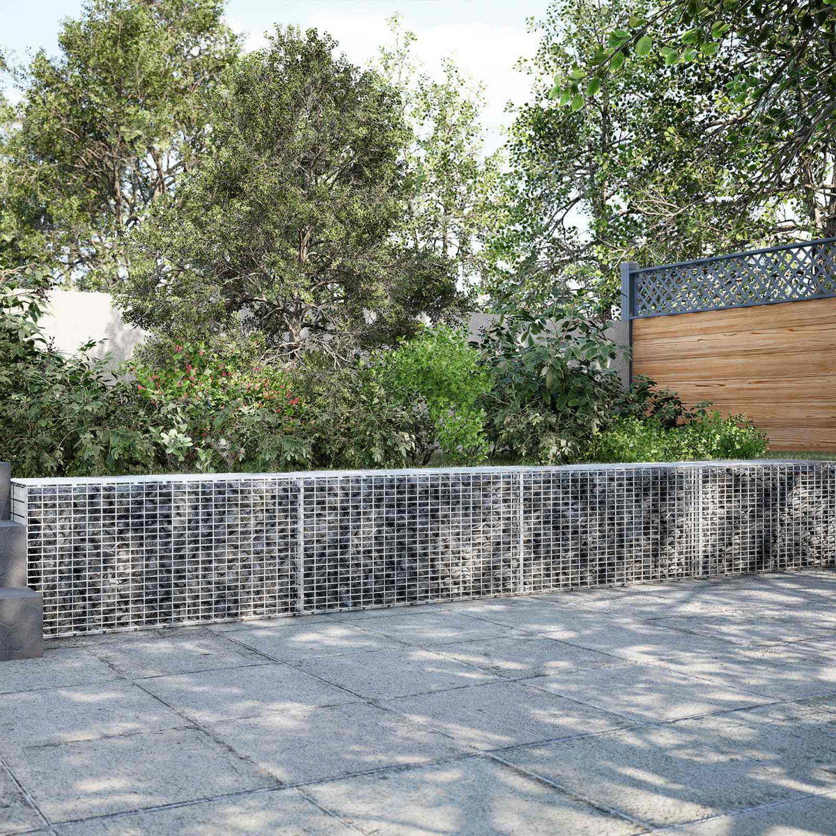 Gabion with 3.5 mm Wire and 5x2.5 cm Mesh 1000x10x50 cm