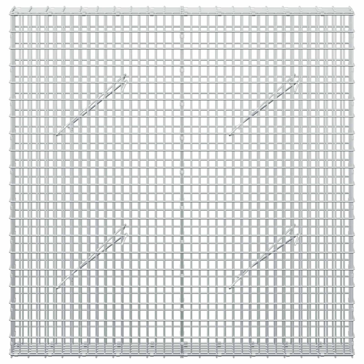 Gabion with 3.5 mm Wire and 5x2.5 cm Mesh 100x10x100 cm