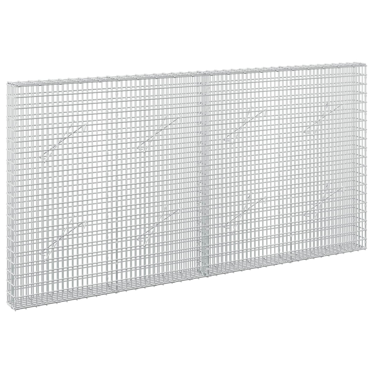 Gabion with 3.5 mm Wire and 5x2.5 cm Mesh 200x10x100 cm