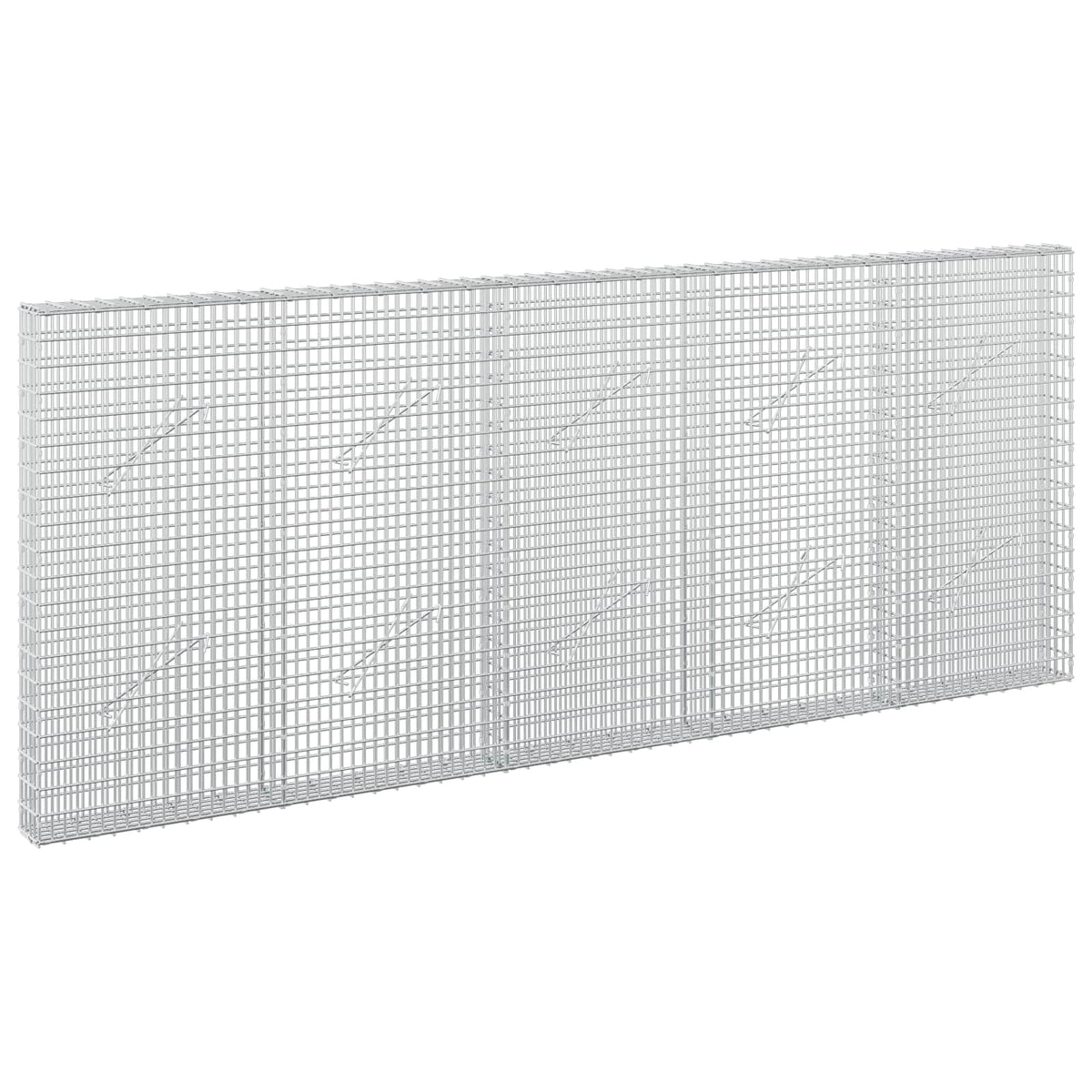 Gabion with 3.5 mm Wire and 5x2.5 cm Mesh 250x10x100 cm
