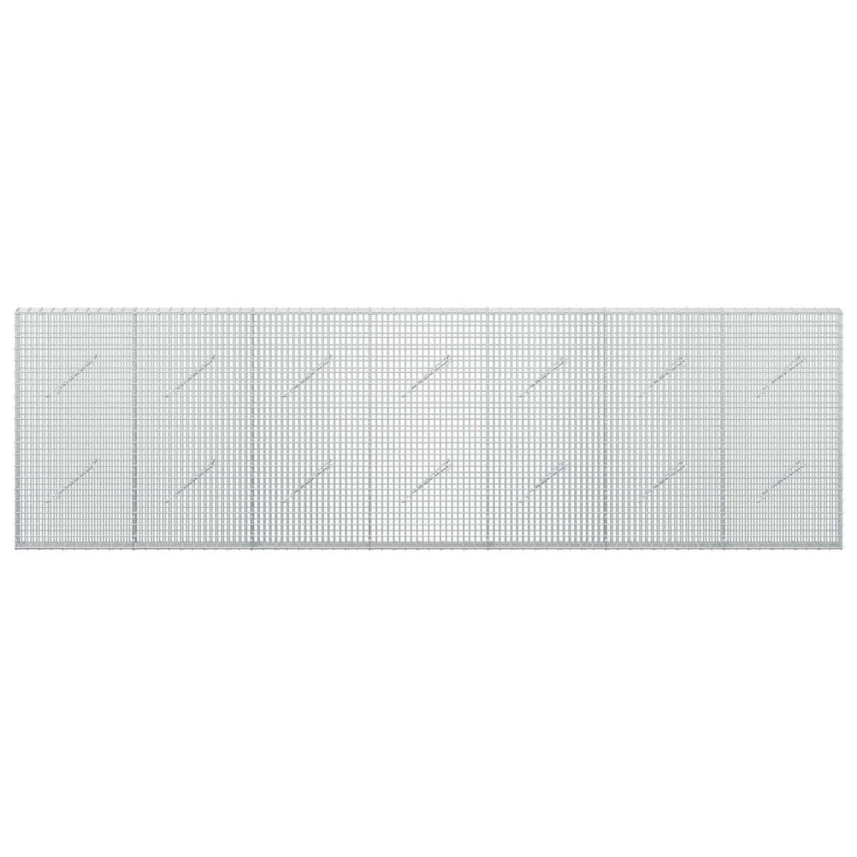 Gabion with 3.5 mm Wire and 5x2.5 cm Mesh 350x10x100 cm