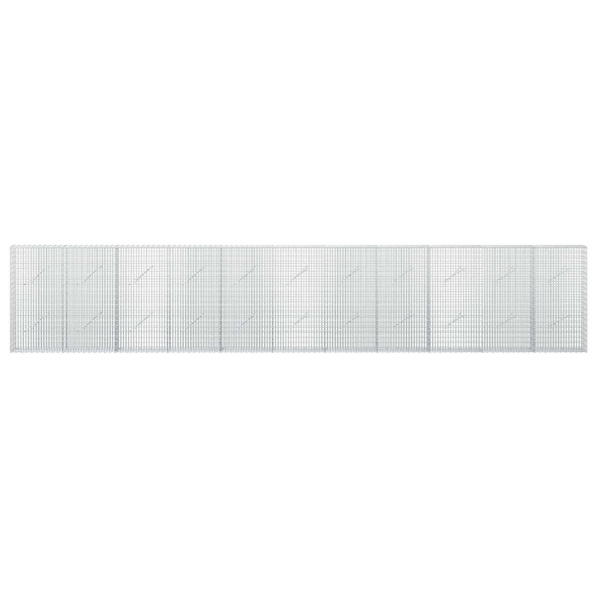 Gabion with 3.5 mm Wire and 5x2.5 cm Mesh 550x10x100 cm