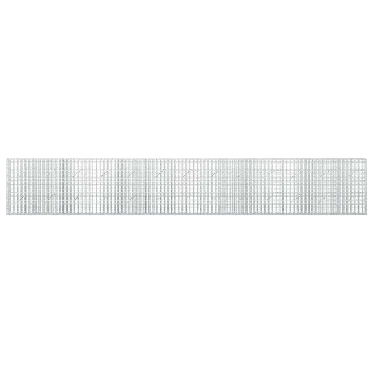 Gabion with 3.5 mm Wire and 5x2.5 cm Mesh 650x10x100 cm