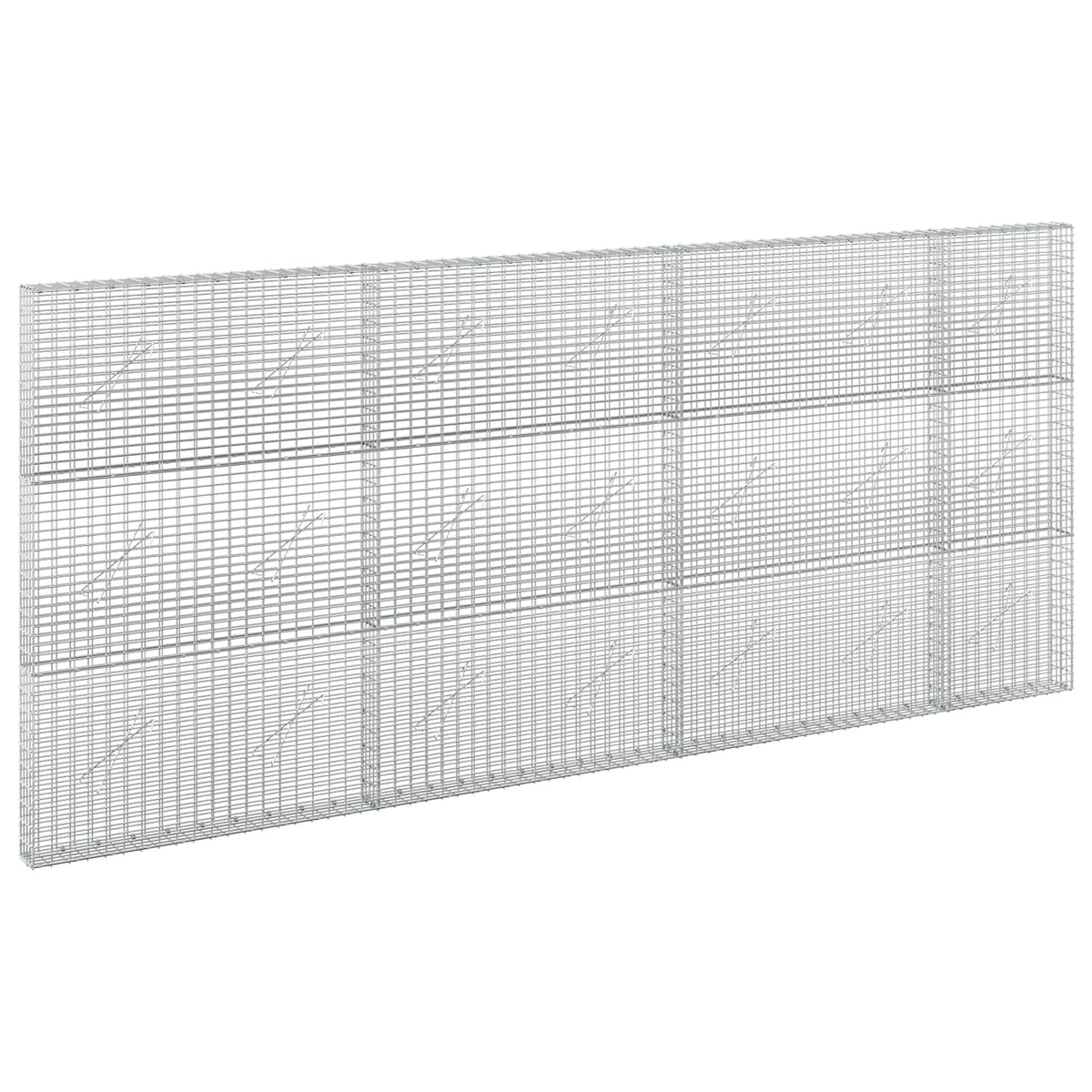 Gabion with 3.5 mm Wire and 5x2.5 cm Mesh 350x10x150 cm
