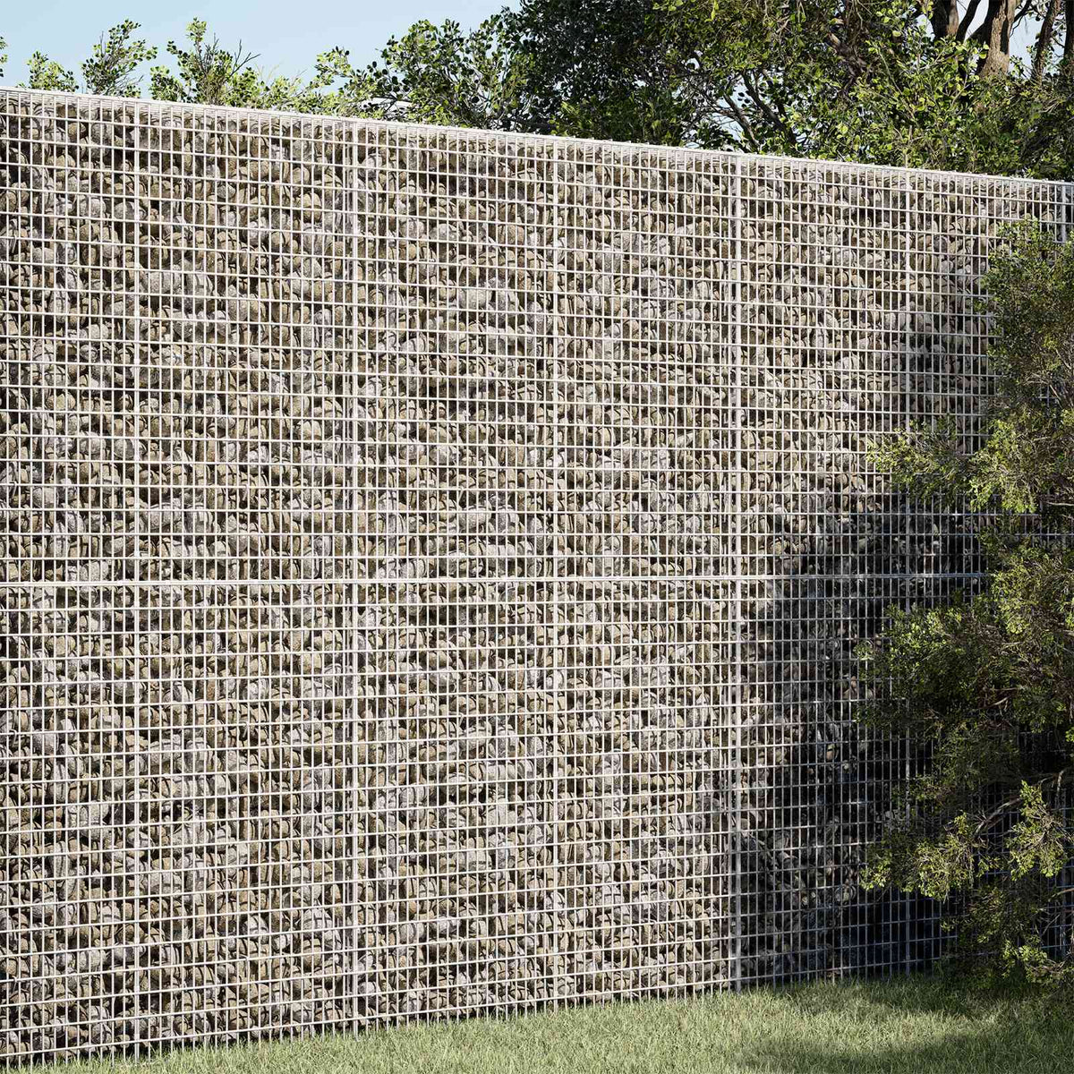 Gabion with 3.5 mm Wire and 5x2.5 cm Mesh 150x10x200 cm