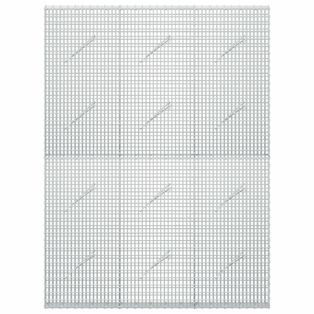 Gabion with 3.5 mm Wire and 5x2.5 cm Mesh 150x10x200 cm