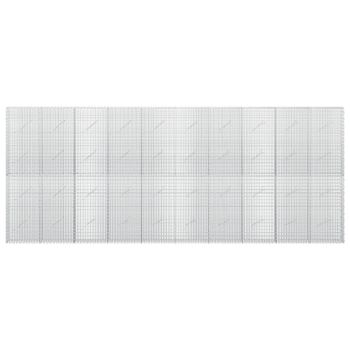 Gabion with 3.5 mm Wire and 5x2.5 cm Mesh 500x10x200 cm