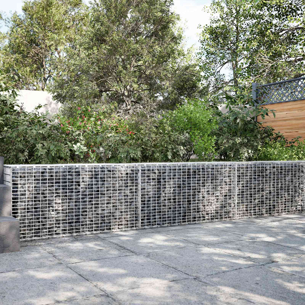Gabion with 3.5 mm Wire and 5x2.5 cm Mesh 300x20x50 cm