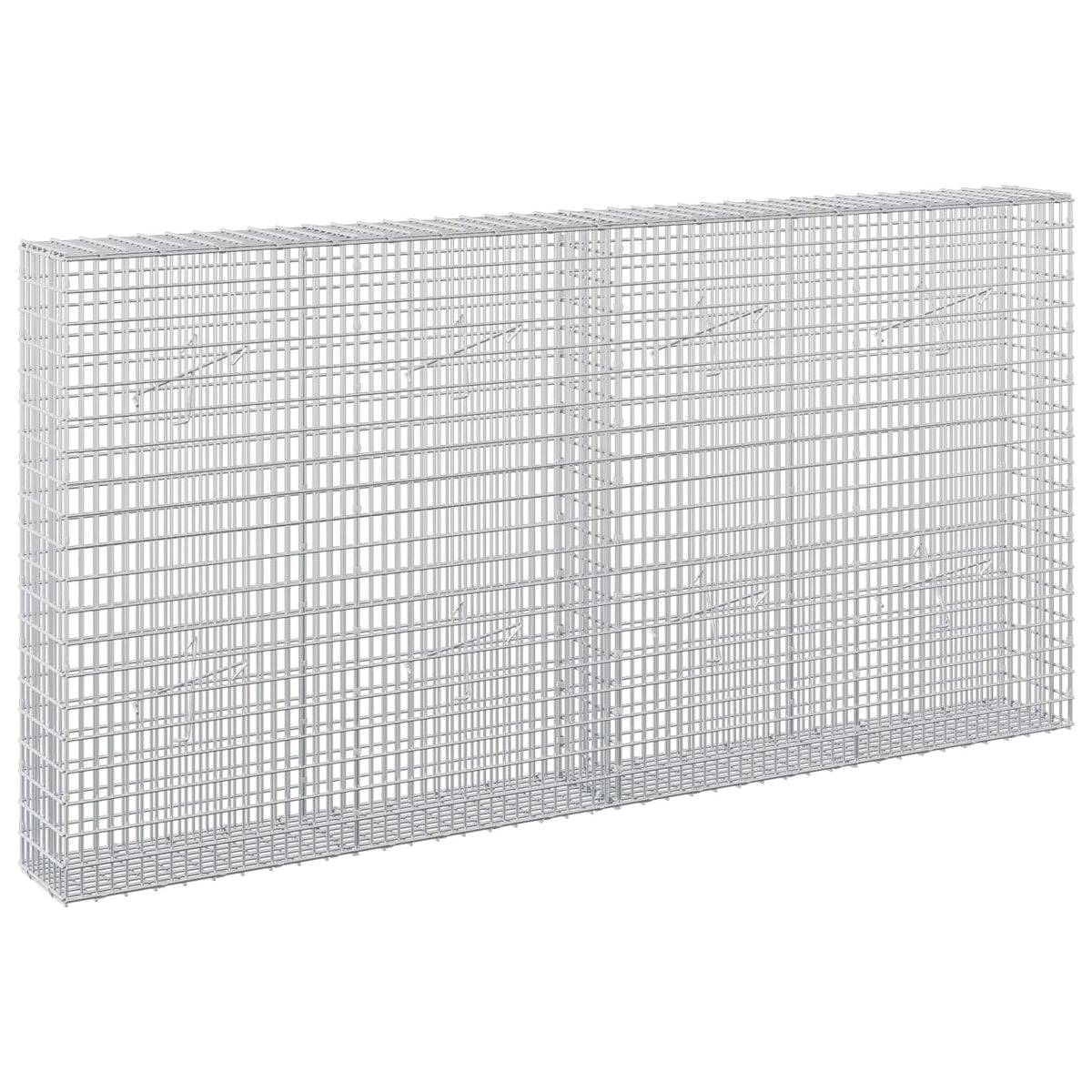 Gabion with 3.5 mm Wire and 5x2.5 cm Mesh 200x20x100 cm