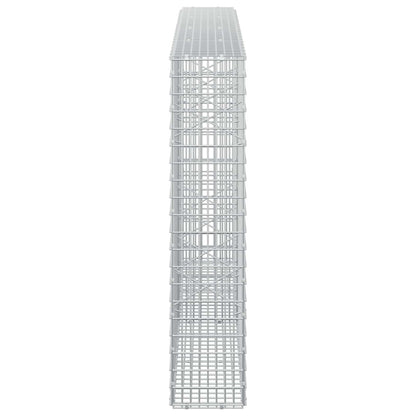 Gabion with 3.5 mm Wire and 5x2.5 cm Mesh 200x20x100 cm