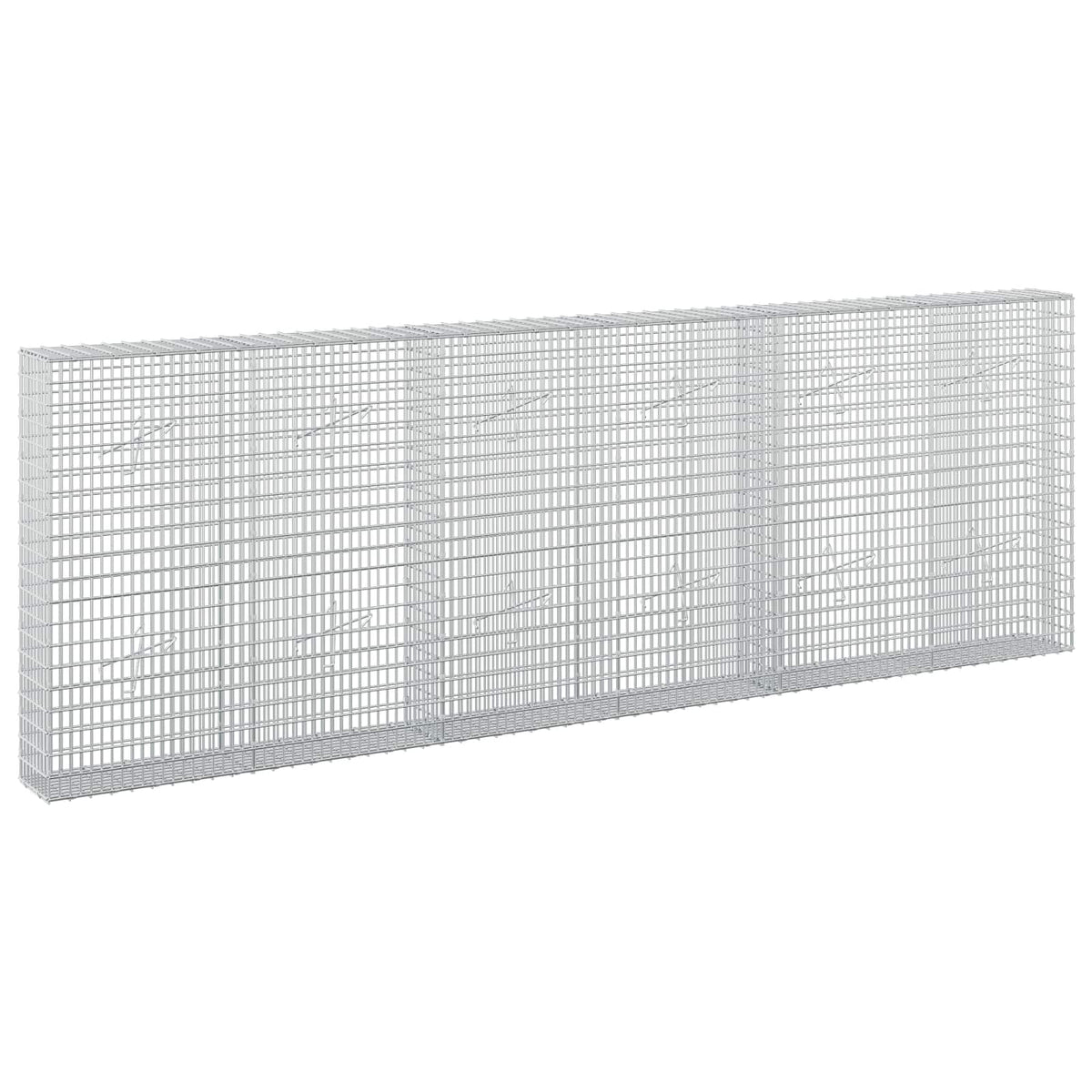 Gabion with 3.5 mm Wire and 5x2.5 cm Mesh 300x20x100 cm