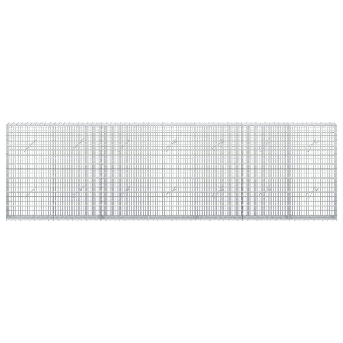 Gabion with 3.5 mm Wire and 5x2.5 cm Mesh 350x20x100 cm