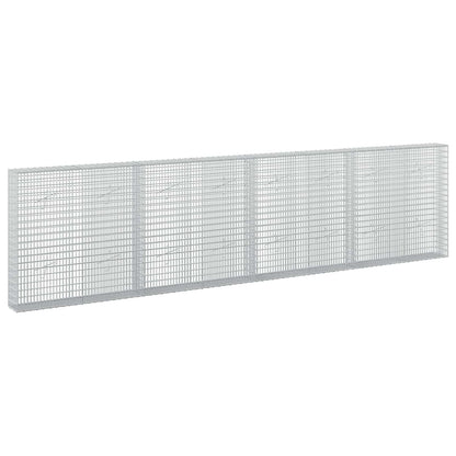 Gabion with 3.5 mm Wire and 5x2.5 cm Mesh 400x20x100 cm