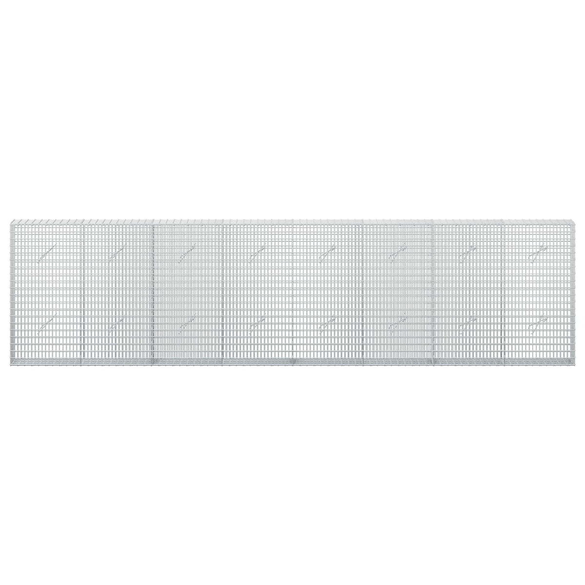 Gabion with 3.5 mm Wire and 5x2.5 cm Mesh 400x20x100 cm