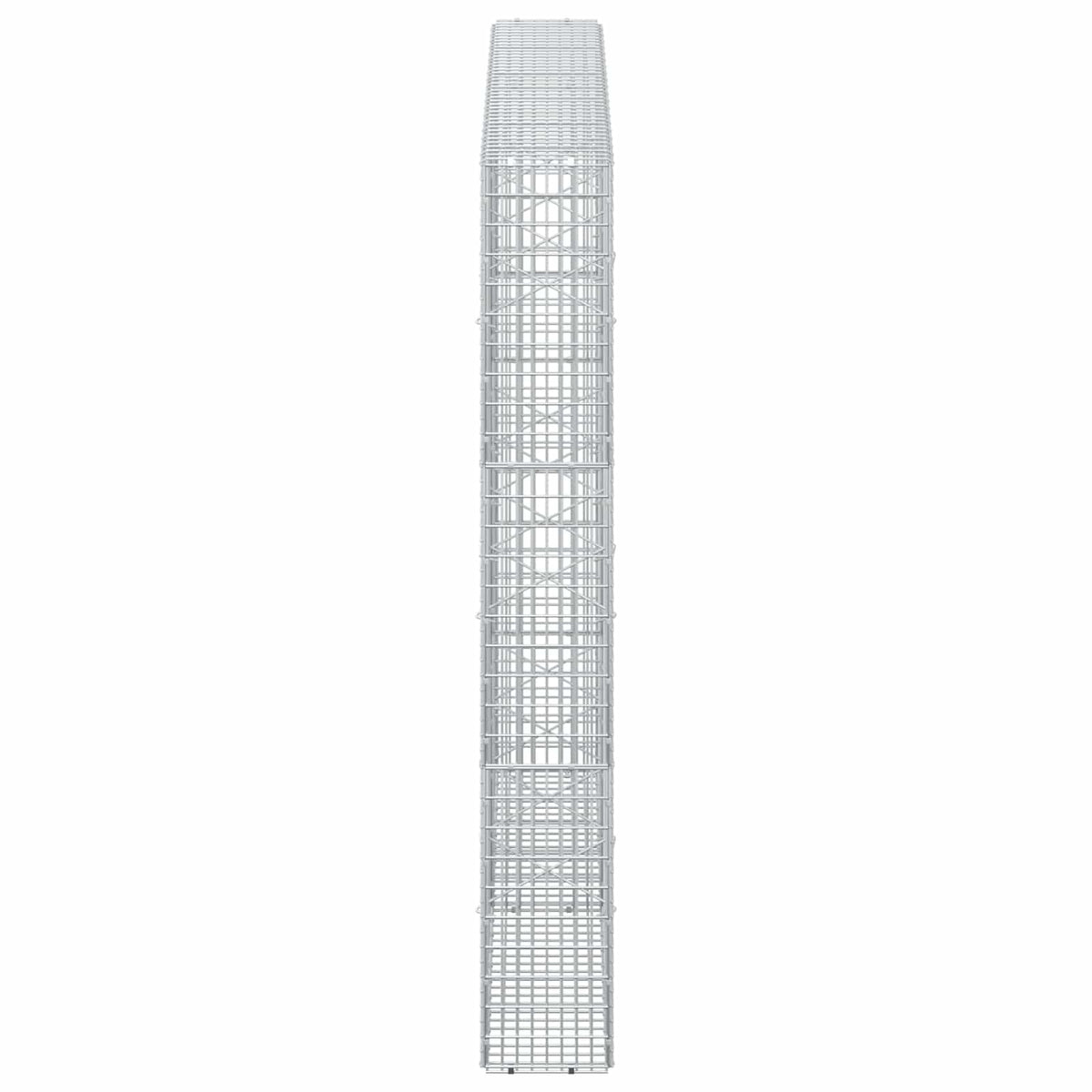 Gabion with 3.5 mm Wire and 5x2.5 cm Mesh 200x20x150 cm