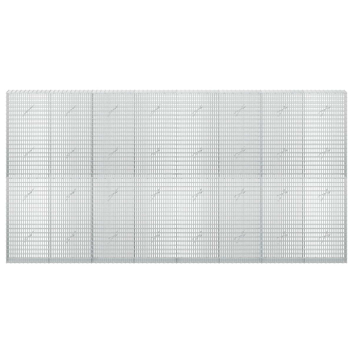 Gabion with 3.5 mm Wire and 5x2.5 cm Mesh 400x20x200 cm